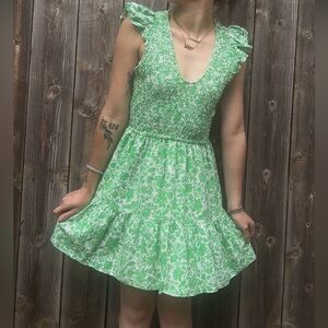 Universal Threads | Floral Green Dress